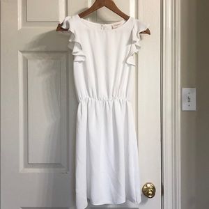 Simple summer white dress